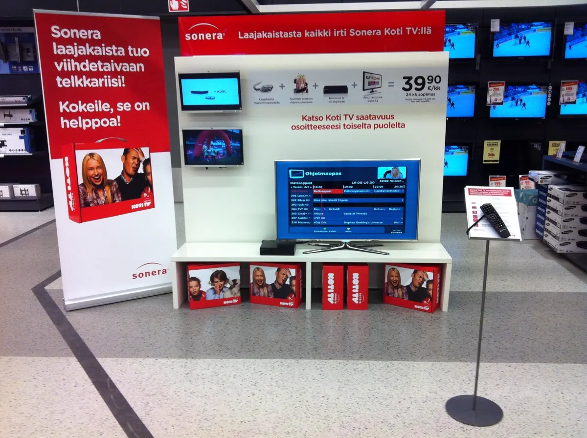 Koti TV Display Tour – Telia / Sonera Events case | Fridays