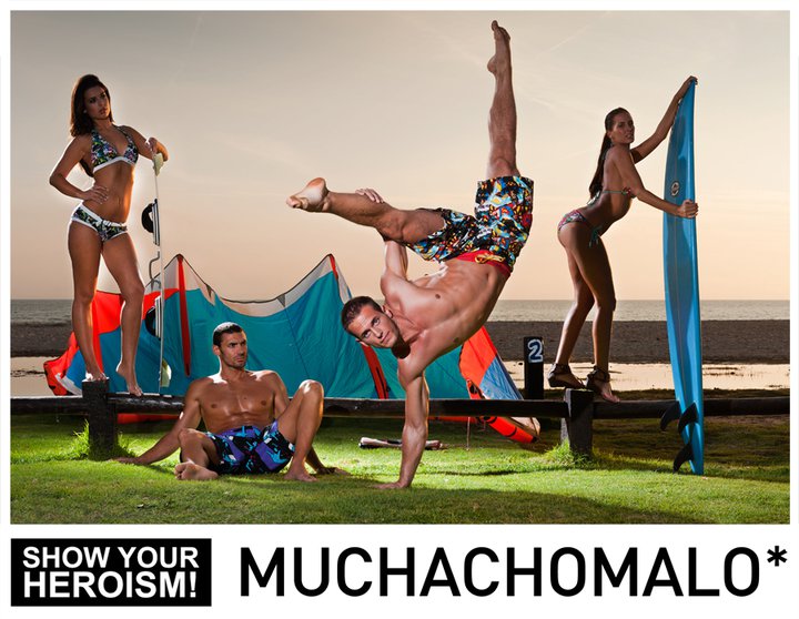 Muchachomalo brand campaign photo on the beach