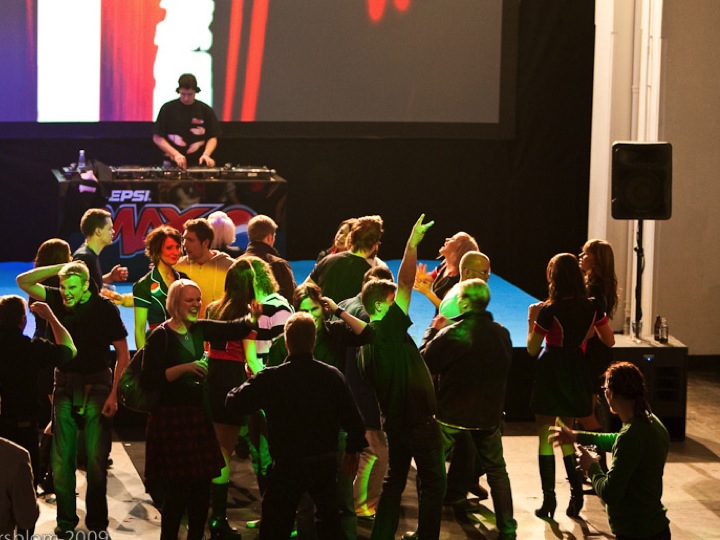 Pepsi Max Relaunch event: DJ and dance floor