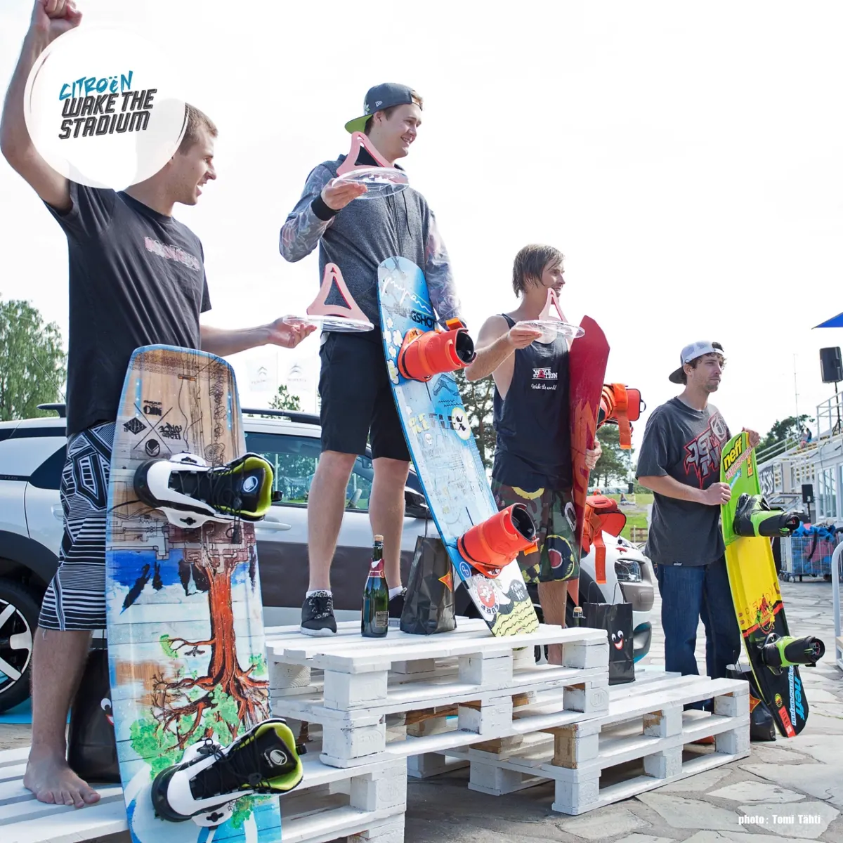Citroën Wake The Stadium wakeboard competition award ceremony